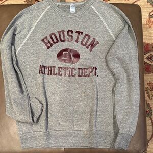 Alternative Gray and Maroon Houston Sweatshirt